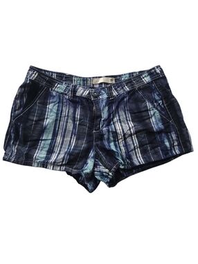 Y2k 2010s Tie Dye Plaid Shorts Sz 8